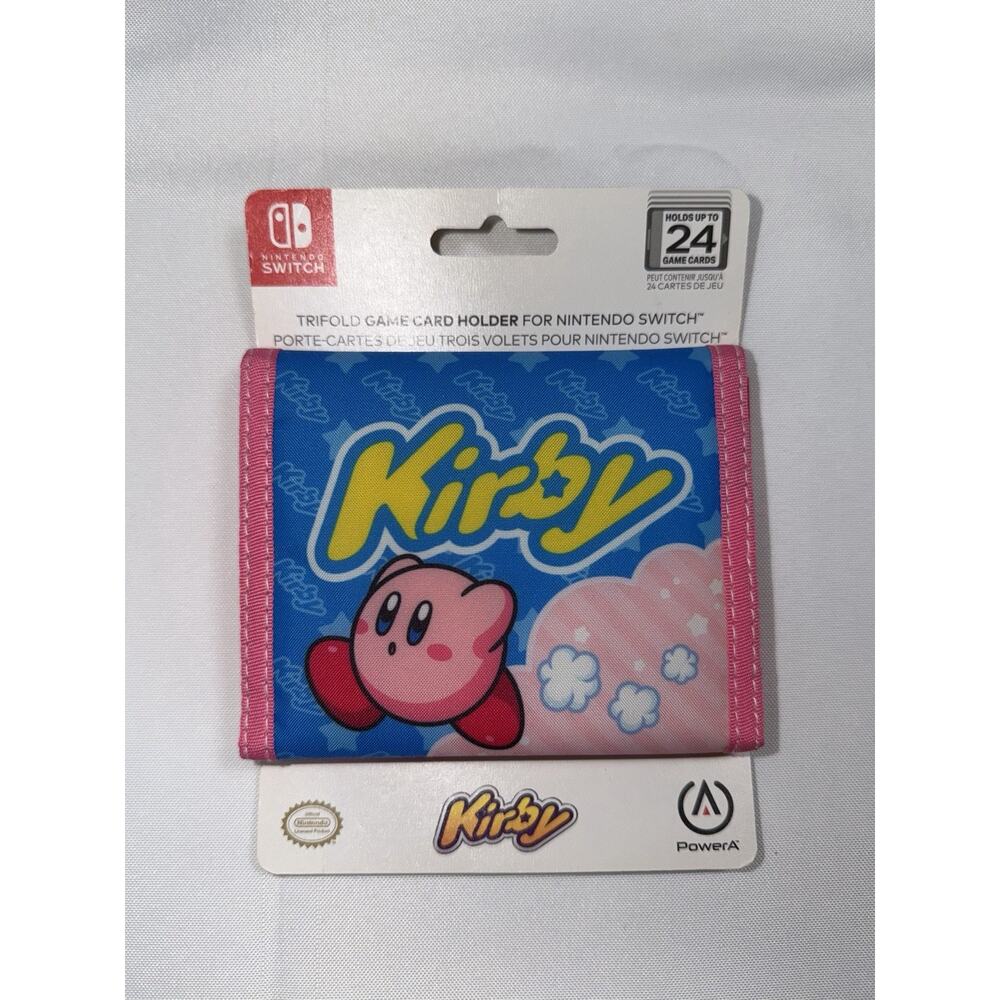 Kirby 24 Game Card Dust Case Holder Box Storage Wallet Nintendo Switch